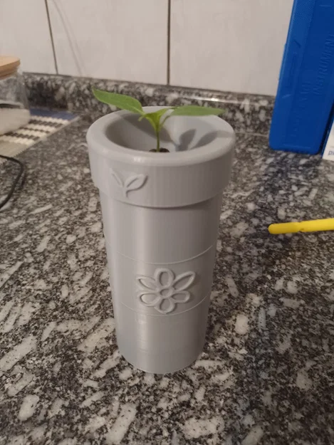 Chậu trồng cây thủy canh Small Kratky thông minh in 3D - Image 4
