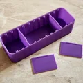 Bộ Khay Chứa Đồ Đa Năng Có Vách Ngăn (Bins with Dividers) In 3D - Thumbnail 1