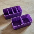 Bộ Khay Chứa Đồ Đa Năng Có Vách Ngăn (Bins with Dividers) In 3D - Thumbnail 2