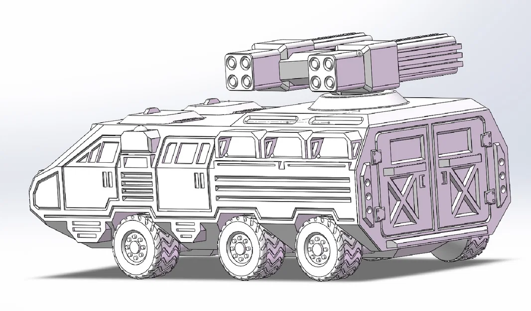 Xe bọc thép (in tổng thể) - Image 2