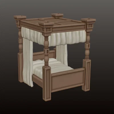 Giường Four Poster