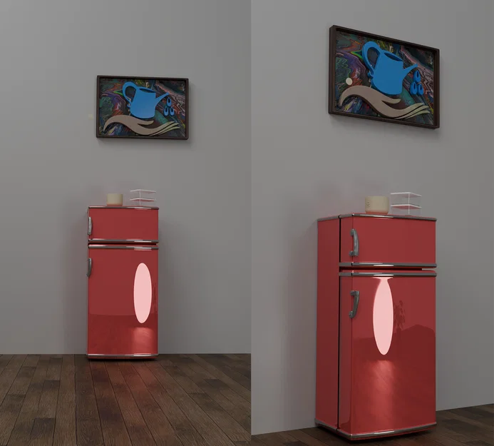 Tay nắm cửa tủ lạnh (Fridge Door Handle) - Image 1