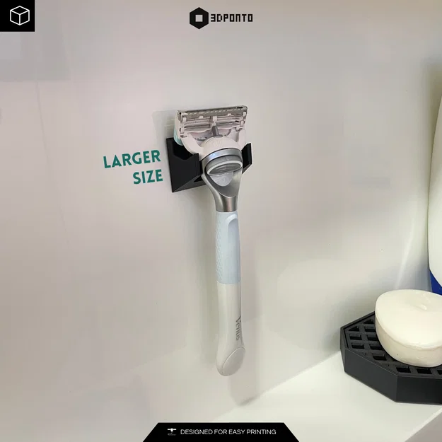 Gillette Razor Wall Holder Lite – Giá treo dao cạo gắn tường tối giản - Image 6
