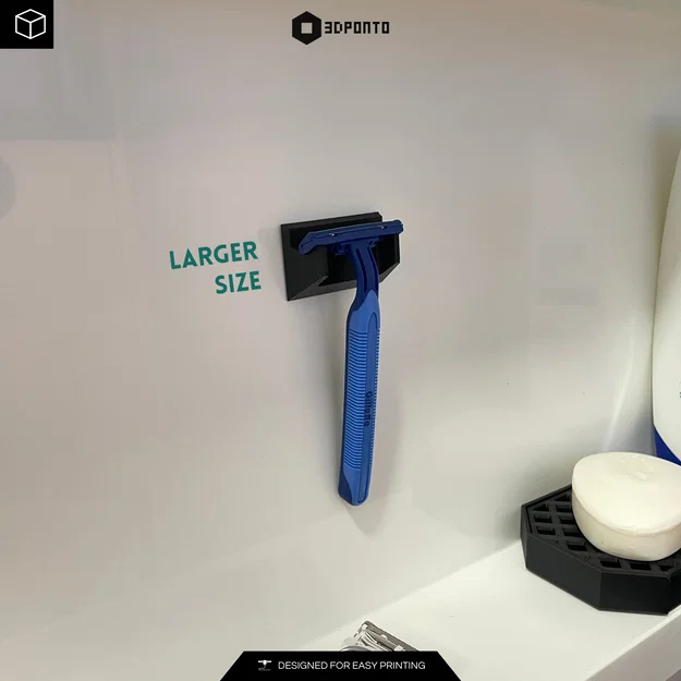 Gillette Razor Wall Holder Lite – Giá treo dao cạo gắn tường tối giản - Image 8