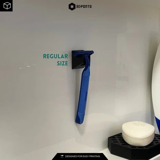 Gillette Razor Wall Holder Lite – Giá treo dao cạo gắn tường tối giản - Image 9
