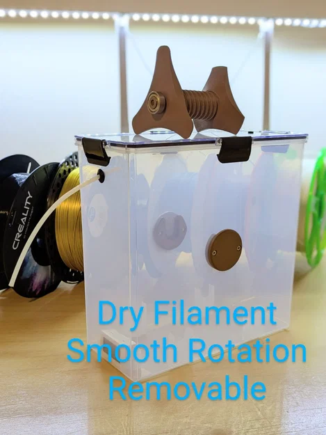 Cấp filament mượt, giữ khô: Dry Box Spool Holder - Image 1