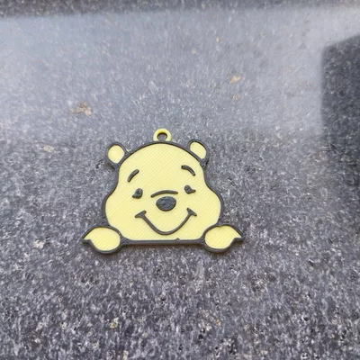 Móc khóa Winnie the Pooh đáng yêu - Mô hình in 3D xinh xắn