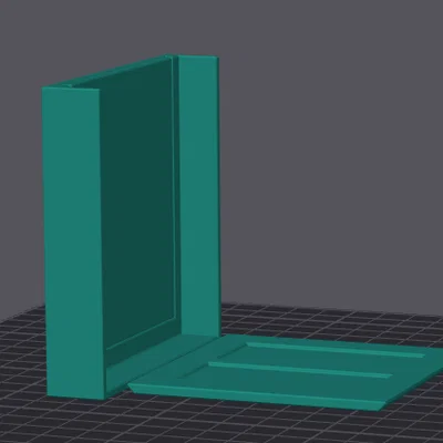 Bộ gá treo tường trượt dovetail cho scene panel Zigbee (generic)