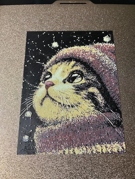 CuteCat – Mèo dễ thương ngước nhìn bầu trời đêm - Image 1
