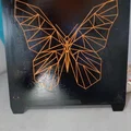 Mẫu trang trí tường hình con bướm phong cách Geometric - Thumbnail 2