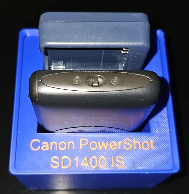 Khay 3D Gridfinity đựng máy ảnh Canon PowerShot SD1400 IS tiện lợi - Image 1