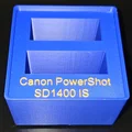 Khay 3D Gridfinity đựng máy ảnh Canon PowerShot SD1400 IS tiện lợi - Thumbnail 2