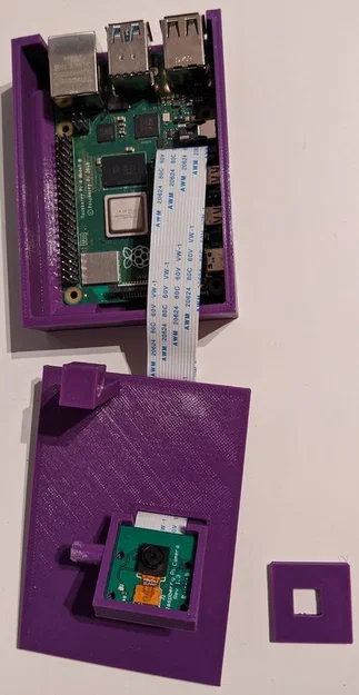 Vỏ case cho Raspberry Pi 4 và Pi Camera - Image 5
