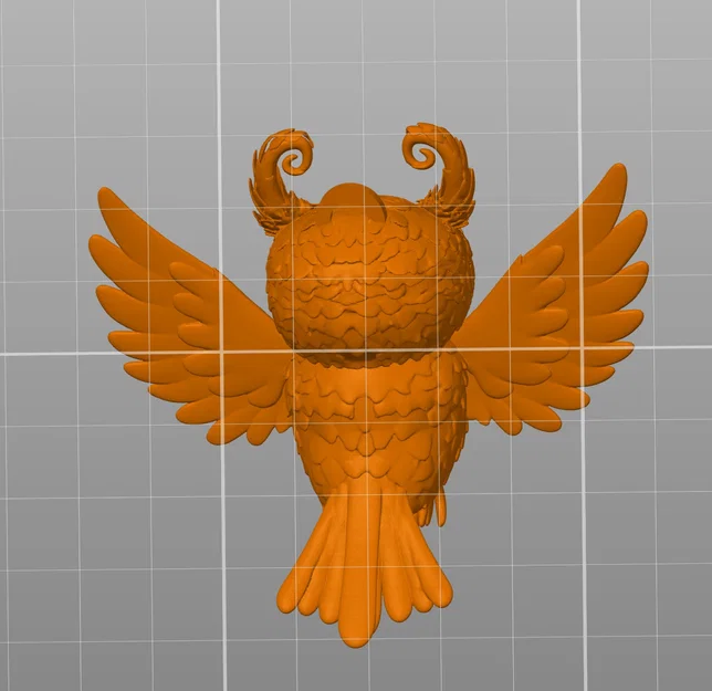 Mặt dây chuyền hình cú mèo 3D (Owl pendant) độc đáo - Image 2