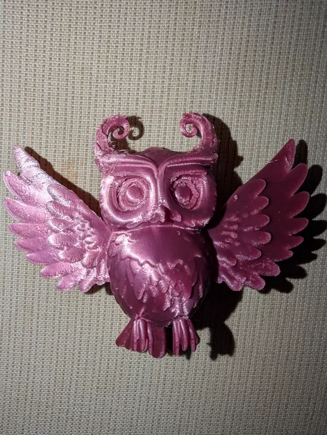 Mặt dây chuyền hình cú mèo 3D (Owl pendant) độc đáo - Image 3