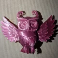 Mặt dây chuyền hình cú mèo 3D (Owl pendant) độc đáo - Thumbnail 3