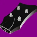 Mô hình đầu đàn Hofner (Beatles Rockband) - Phụ kiện in 3D chất lượng - Thumbnail 4