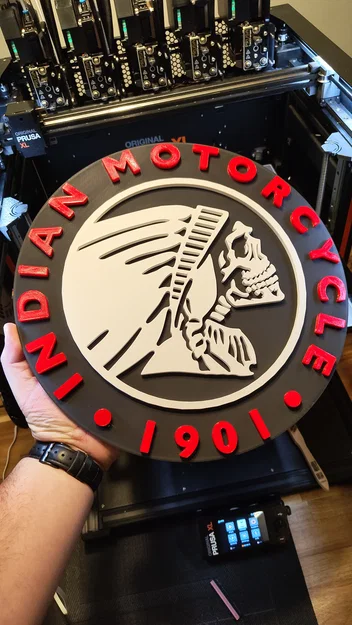 Tranh treo tường Indian Motorcycle Skull - Image 1