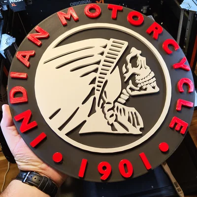 Tranh treo tường Indian Motorcycle Skull