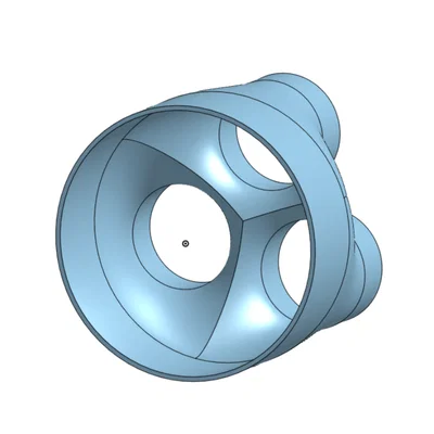 Adapter ống hút bụi 3 nhánh: 6 inch ra ba 2.5 inch