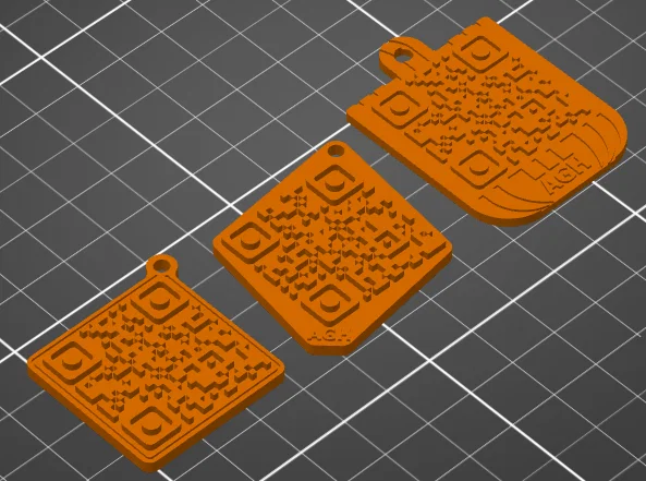 Mô hình Móc khóa Mã QR WIMiIP AGH Độc Đáo - Image 1