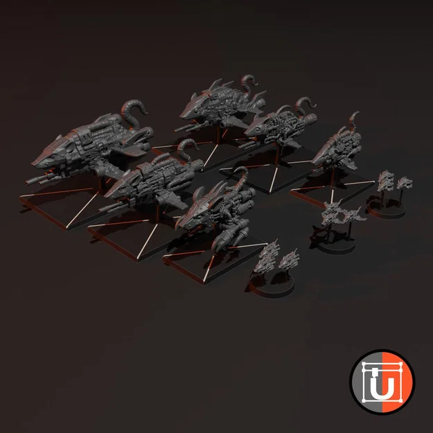 Grimdark Future: Warfleets - Hạm Đội Ratmen Clan Fleet - Image 1