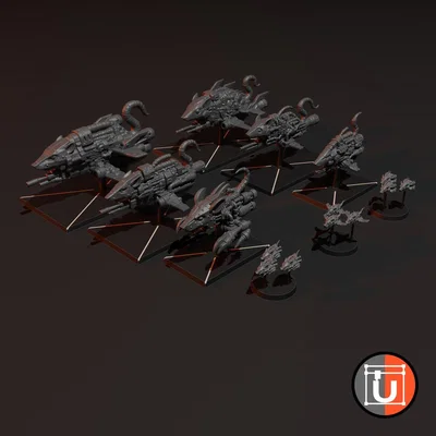 Grimdark Future: Warfleets - Hạm Đội Ratmen Clan Fleet