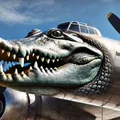 Mô hình 3D máy bay cá sấu Bombardiro Crocodilo độc đáo - Thumbnail 1