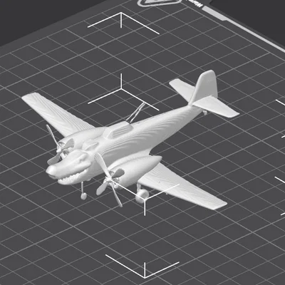 Mô hình 3D máy bay cá sấu Bombardiro Crocodilo độc đáo