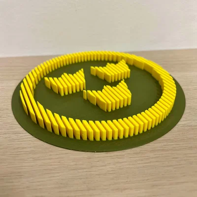 Swedish Air Force Layered – Logo 3 vương miện dạng layered