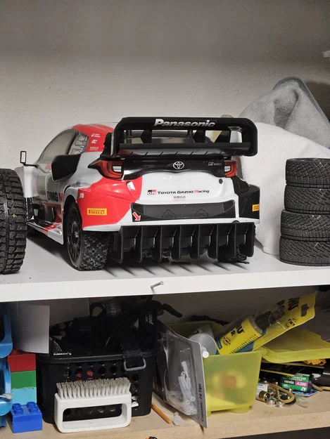 Cản sau/Diffusor Tamiya Yaris Gazoo (TT-02) - Image 2