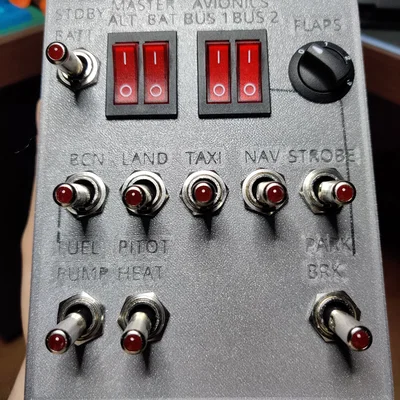 Bảng Điện Cessna 172 (Cessna 172 Electrical Panel)