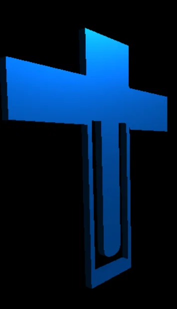 Kẹp đánh dấu trang sách hình thánh giá (Cross Bookmark) in 3D - Image 3