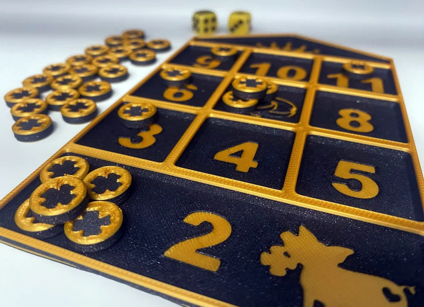 Trò LUCKY HOUSE (Glückshaus Würfelspiel) - Game Xúc Xắc - Image 2