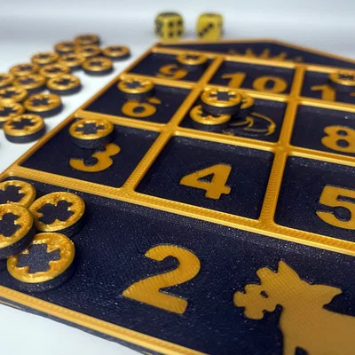 Trò LUCKY HOUSE (Glückshaus Würfelspiel) - Game Xúc Xắc