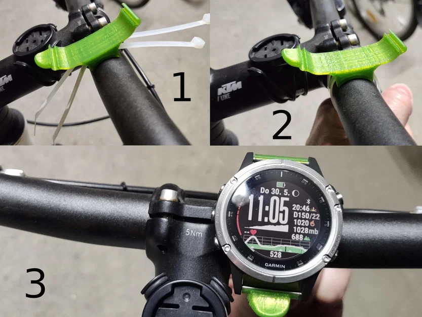 Ngàm gắn xe đạp nhanh cho Garmin Fenix 5 Plus/5s/6/6s (Quick Release) - Image 6
