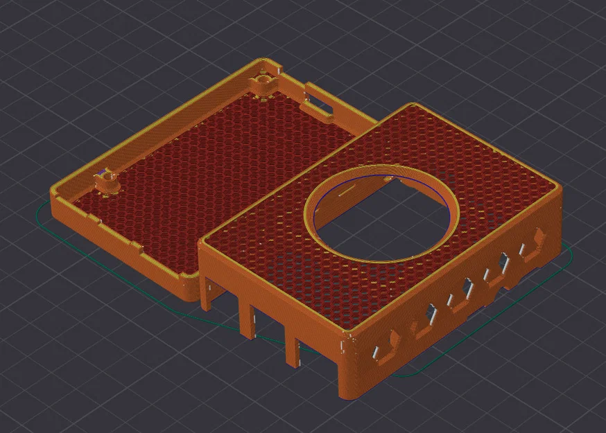 Vỏ ốp bảo vệ BTT Pi 1.2 kèm đế gắn quạt tản nhiệt 40mm in 3D - Image 1