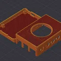 Vỏ ốp bảo vệ BTT Pi 1.2 kèm đế gắn quạt tản nhiệt 40mm in 3D - Thumbnail 1