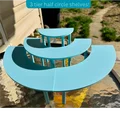 Kệ trưng bày nửa hình tròn 3 tầng (Display Stand Half Circles) - Thumbnail 1