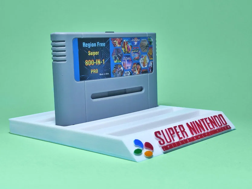 Organizador 5 juegos SNES – Khay/giá đựng 5 băng SNES - Image 2