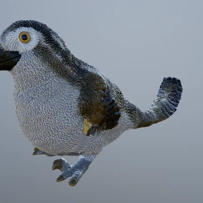 Mô hình 3D Utahraptor con - Utahraptor Chick cực dễ thương