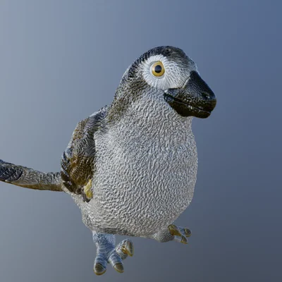 Mô hình 3D Utahraptor con - Utahraptor Chick cực dễ thương