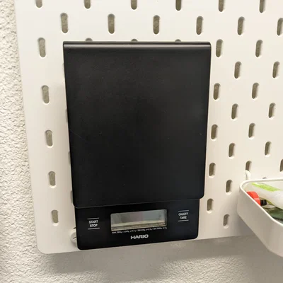 Móc treo cân Hario V60 Drip Scale cho pegboard IKEA SKÅDIS (Skadis)