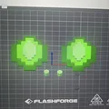 Mô hình Ngọc lục bảo Minecraft (Minecraft Emerald) in 3D chi tiết - Thumbnail 2