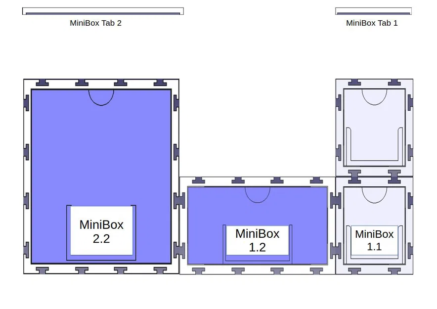 MiniBox 2.2 - Hệ thống hộp lưu trữ modul thông minh in 3D - Image 1