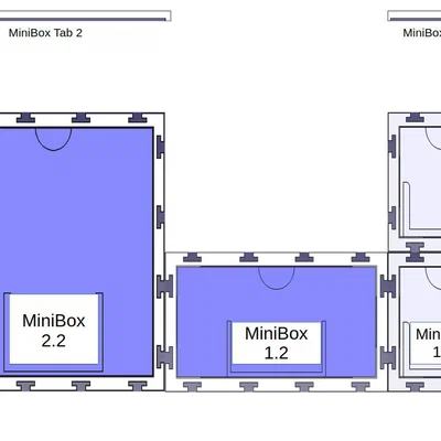MiniBox 2.2 - Hệ thống hộp lưu trữ modul thông minh in 3D