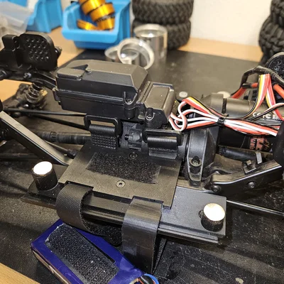Sliders Traxxas TRX4 kèm bodymount & phụ kiện cho pinched Toyota crawler body