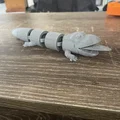 Mô hình thằn lằn lưỡi xanh khớp nối in 3D linh hoạt - Thumbnail 2