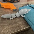 Mô hình thằn lằn lưỡi xanh khớp nối in 3D linh hoạt - Thumbnail 3