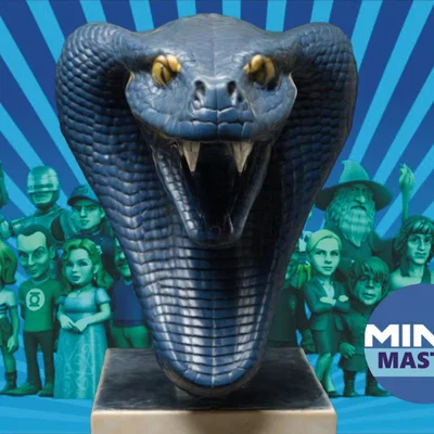 Mô hình tượng rắn hổ mang (Cobra Bust) in 3D sắc nét độc đáo